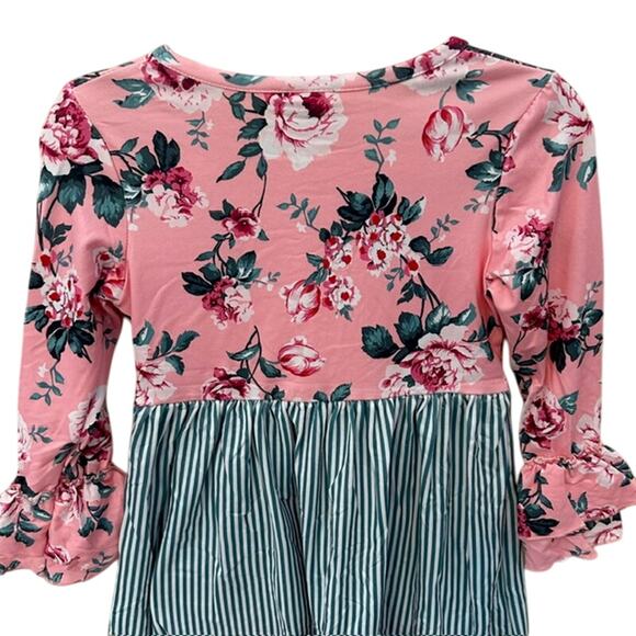 Toddler Girls 4T (L) Okie & Lou Vintage Strolls Dress Bicycle - Picture 5 of 7